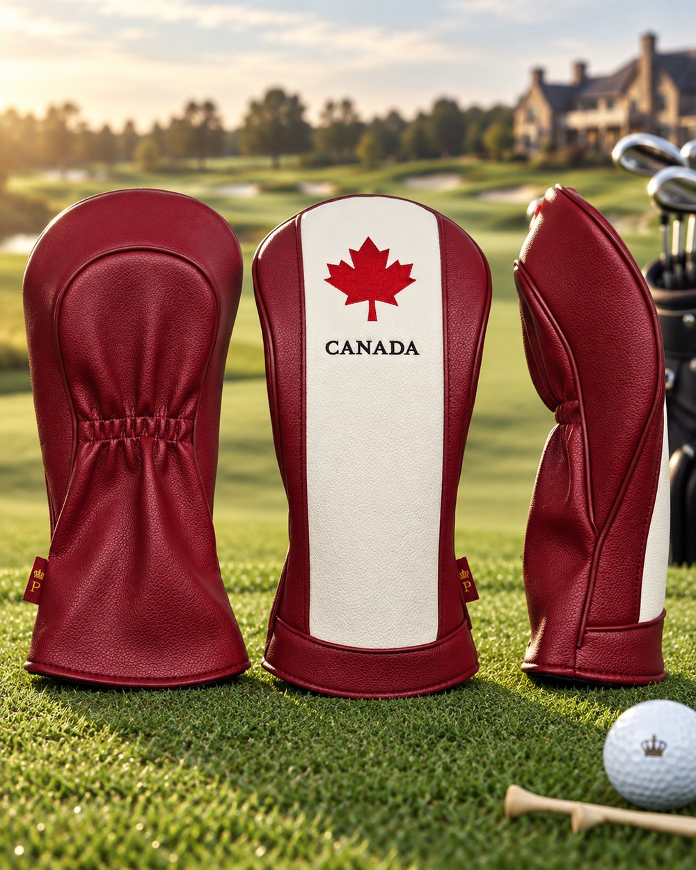 Canada Series headcover from the back, front and side